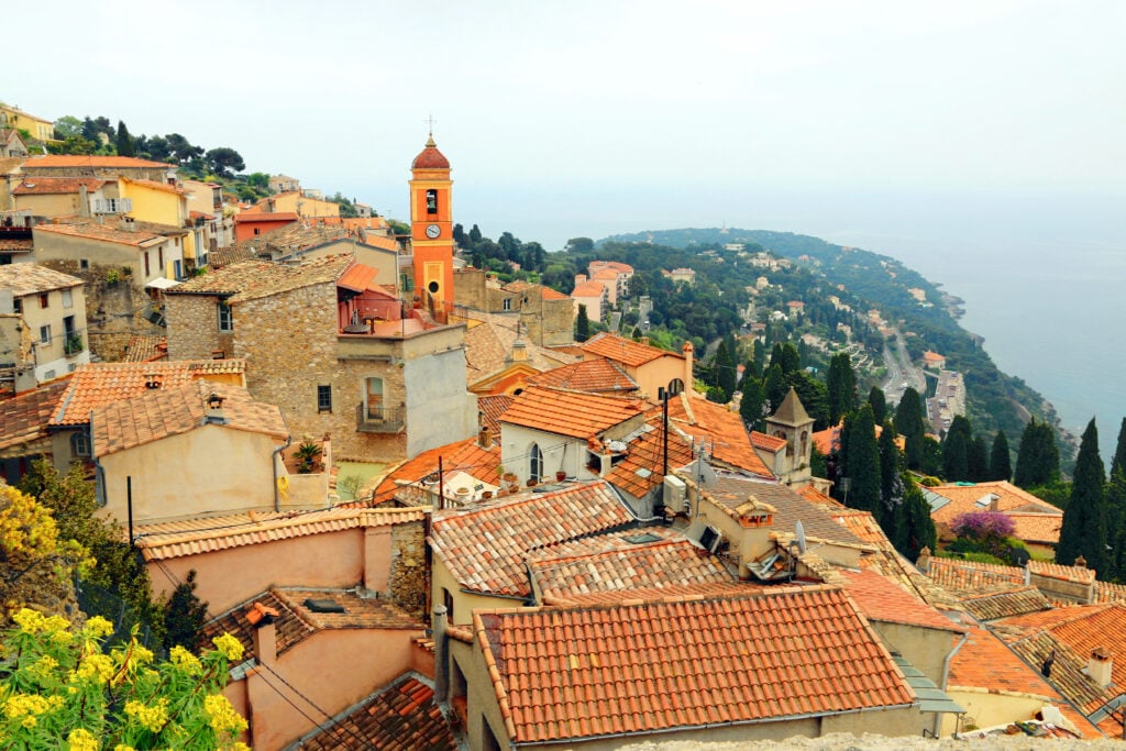 Vue aérienne de Roquebrune-Cap-Martin