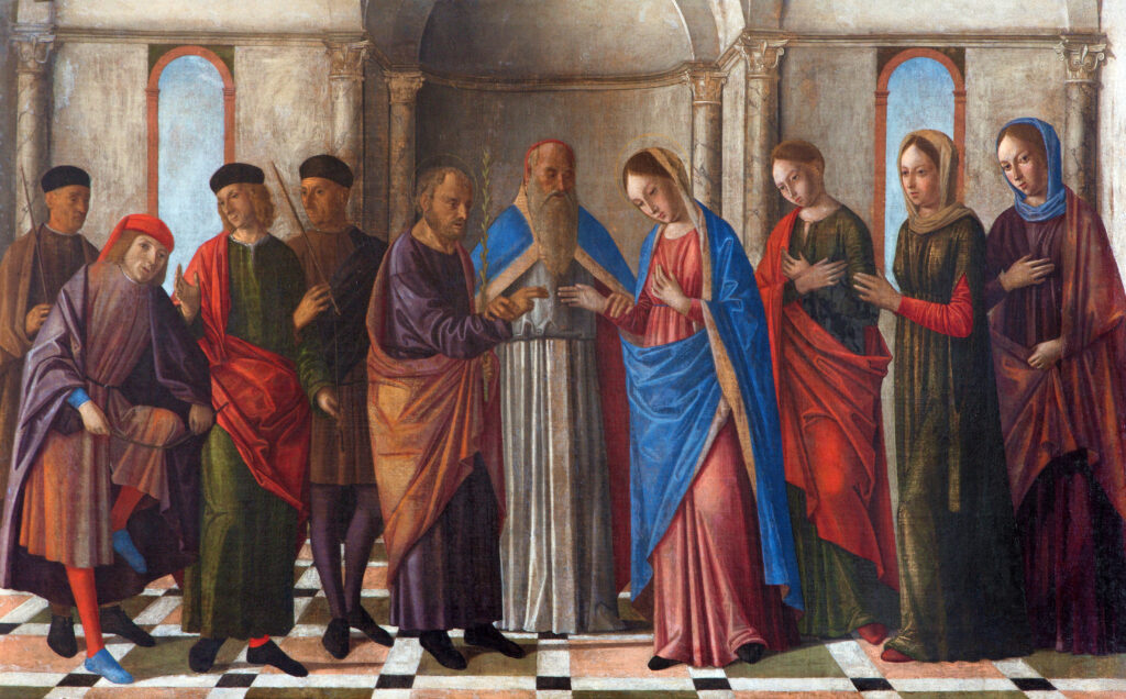 Mariage de Joseph et Marie, église San Martin à Burano 