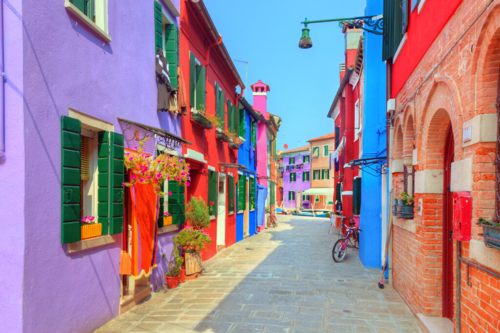 Les maisons colorées de Burano
