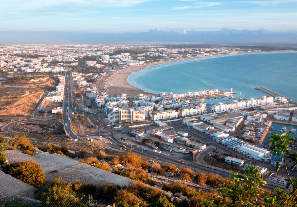 Vue panoramique sur Agadir 