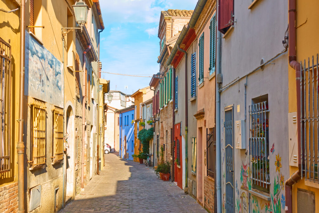 Le quartier Borgo San Giuliano, Rimini