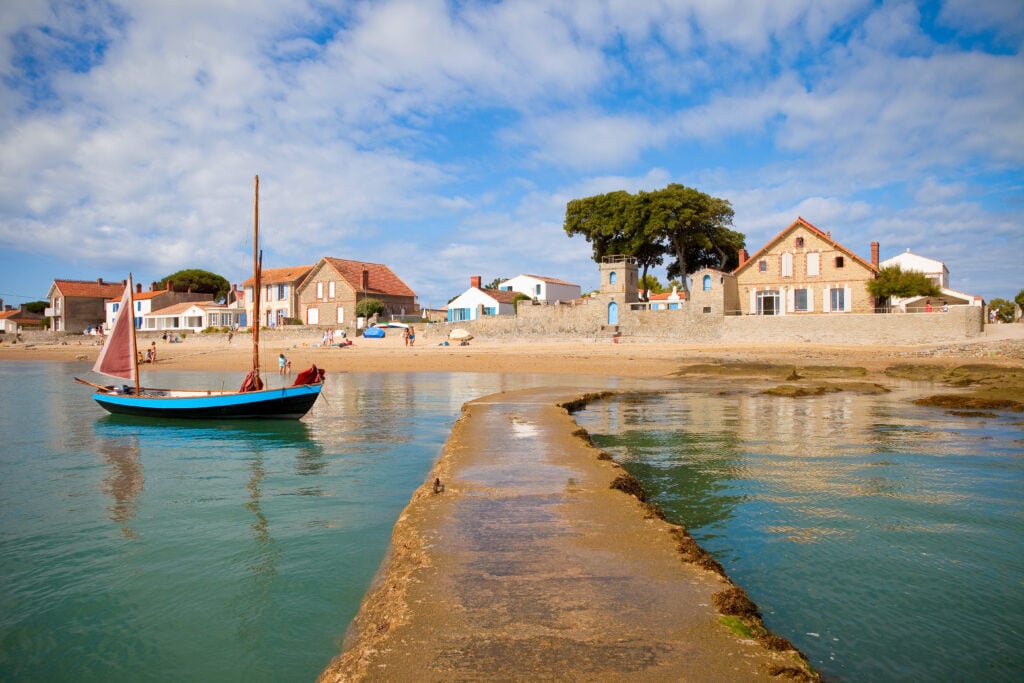 Île de Noirmoutier, village du Vieil en Vendée