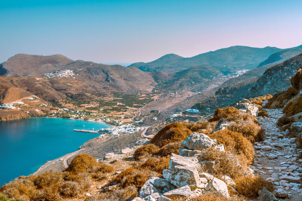 Aegiali, deuxième port d'Amorgos