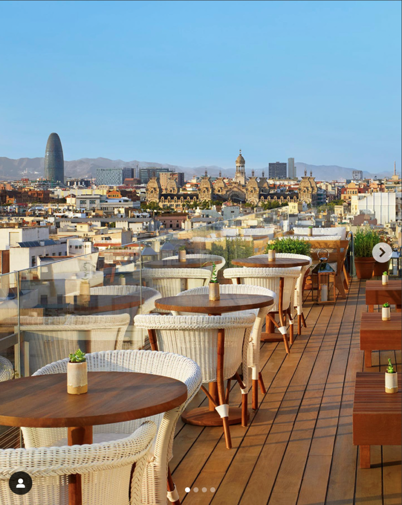 meilleurs rooftops barcelone