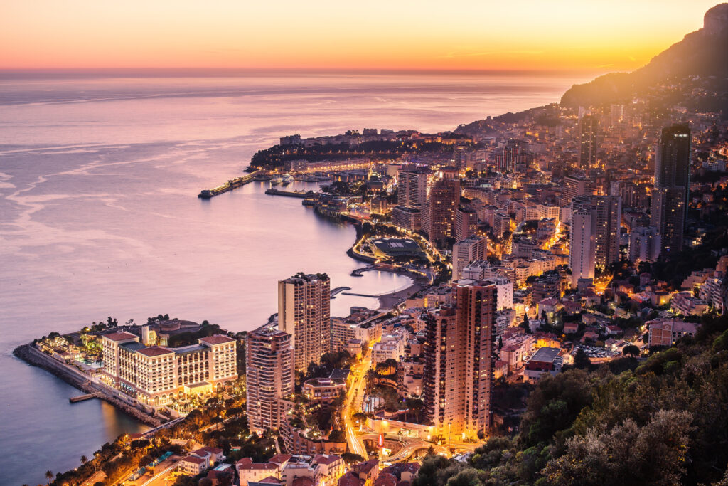 Vue sur Montecarlo