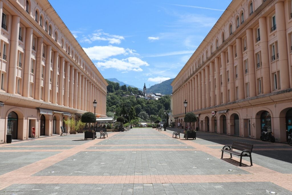 La place de l'Europe à Albertville