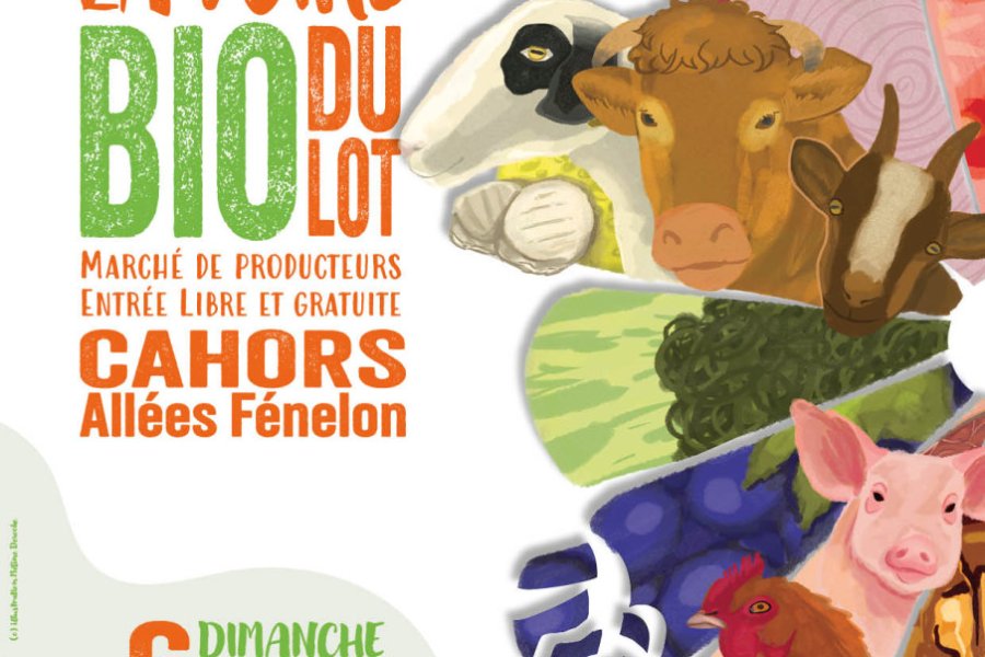 Foire Bio du Lot – Dimanche 6 octobre 2024 – 10h/18h