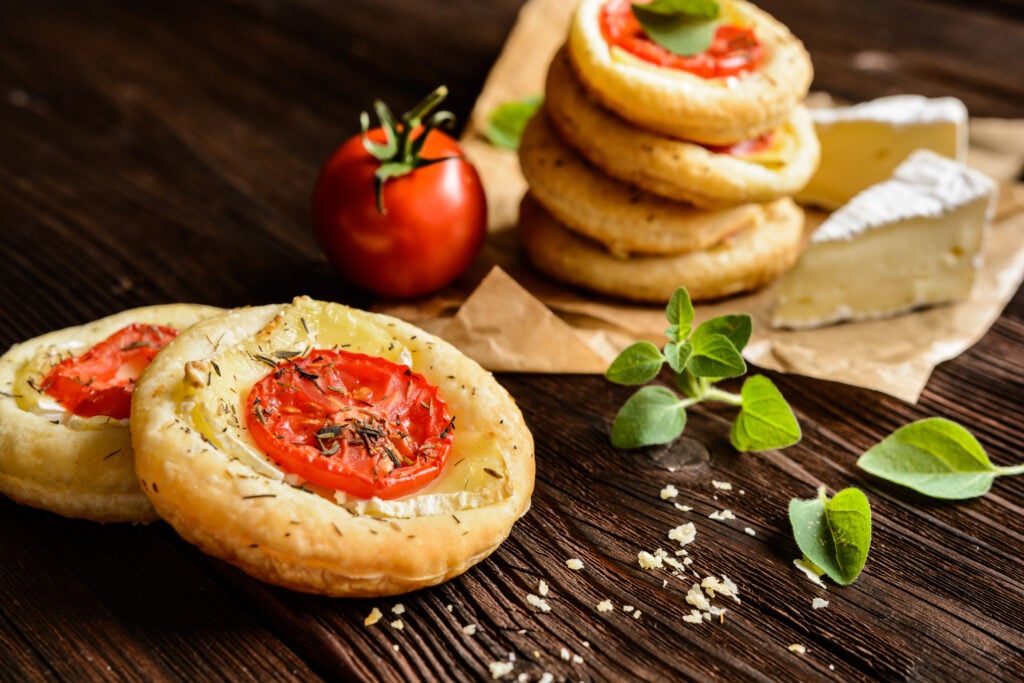 Mini pizzas aux légumes 