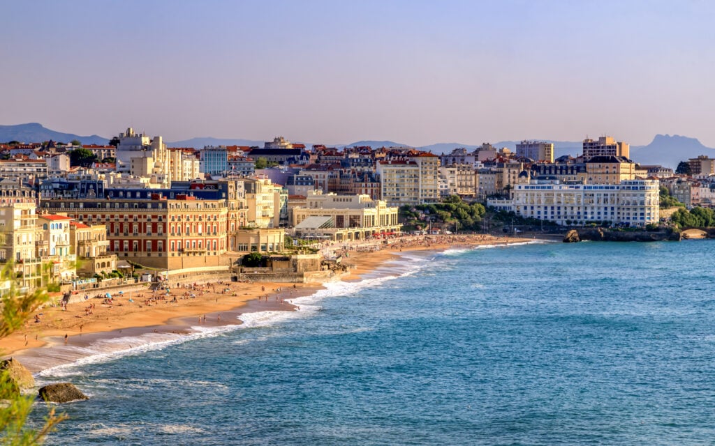 Vue sur Biarritz