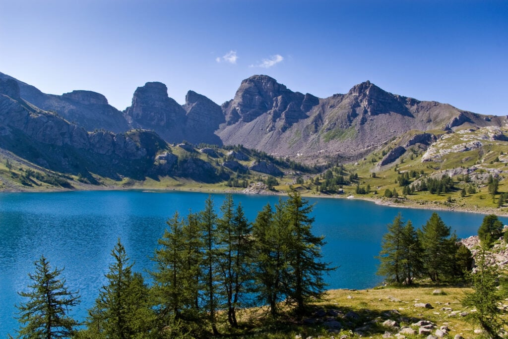 Le Lac d'Allos dans le Parc Naturel du Mercantour