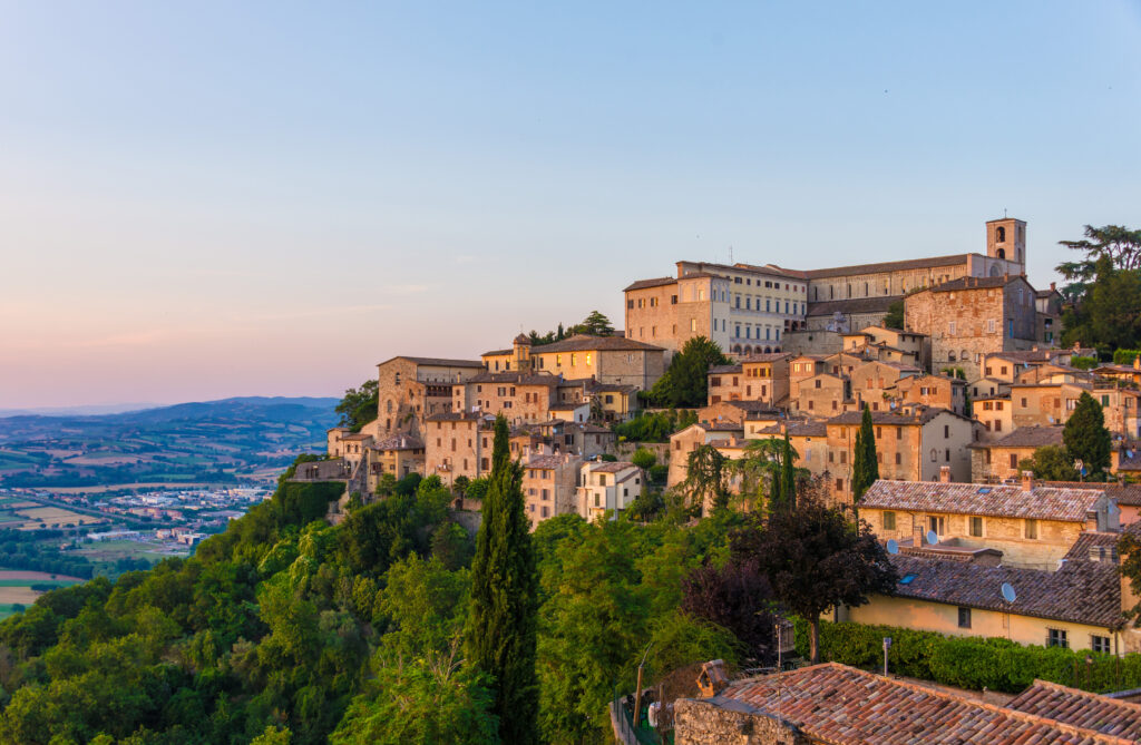 Vue sur Todi 