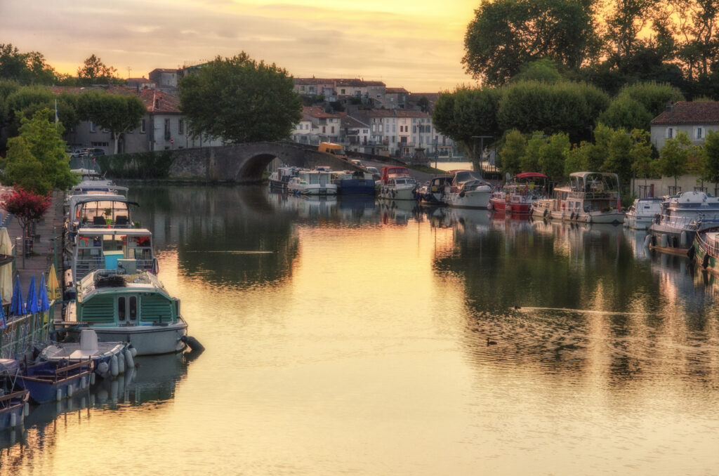 Canal du midi à Castelnaudary