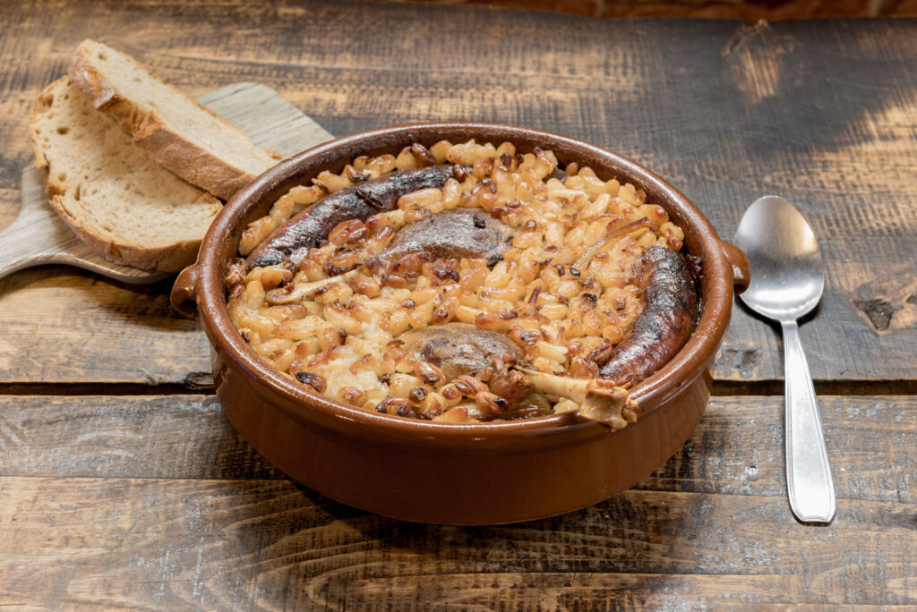 Le cassoulet, spécialité typique française