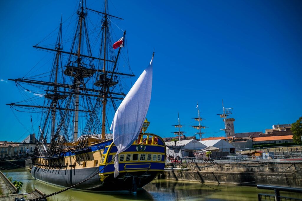 L'Hermione au port