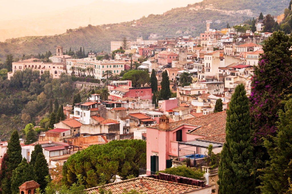 Vue de Taormina - Sicile