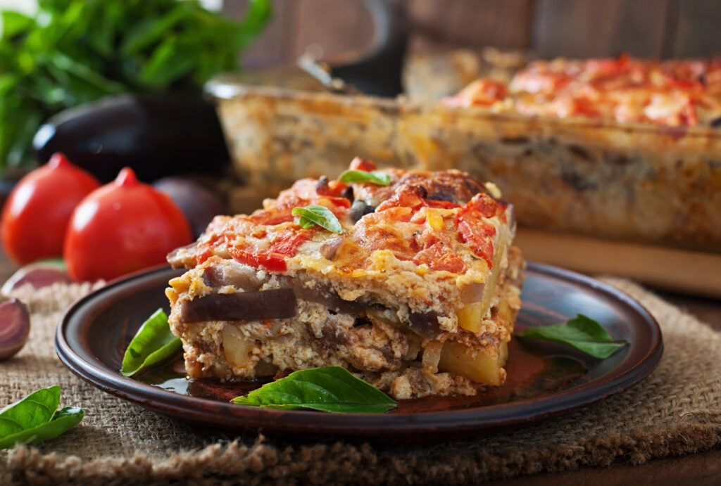 Moussaka, spécialité culinaire typique grecque