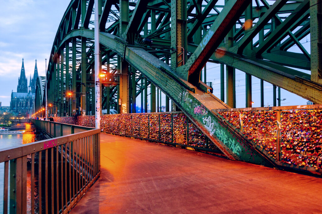 Le pont Hohenzollern