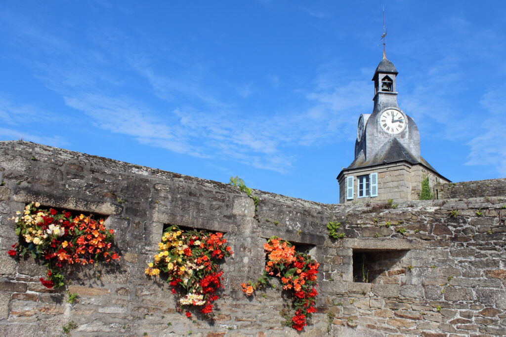 Le beffroi de Concarneau ville en Bretagne, France.