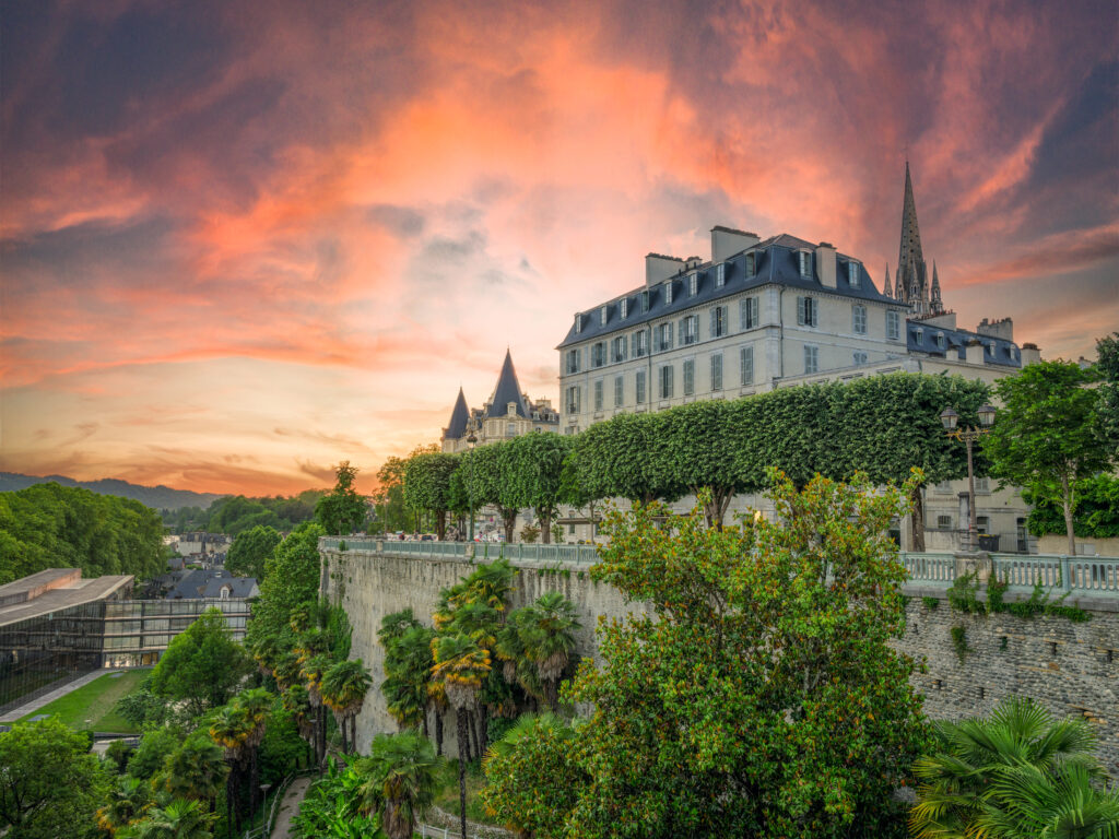 Vue sur le château de Pau