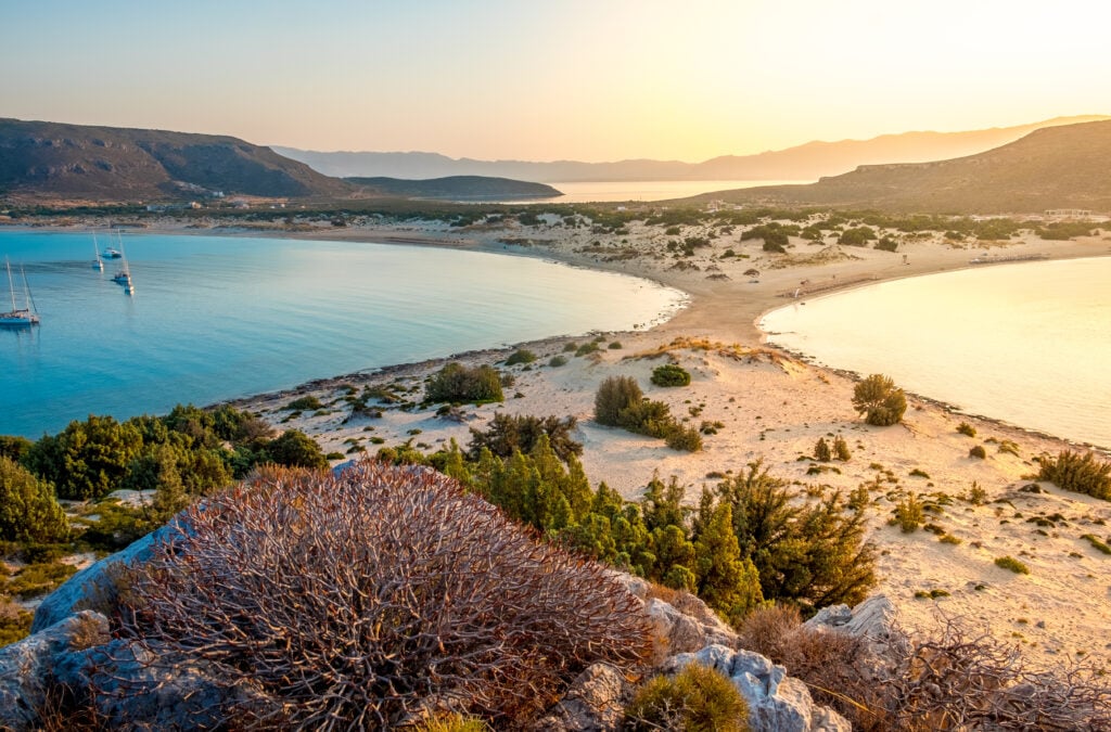 Plage de Simos, île de Elafonisos 