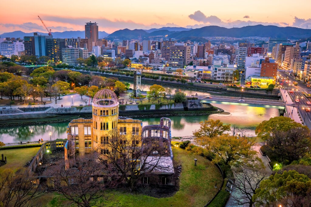 Vue sur Hiroshima