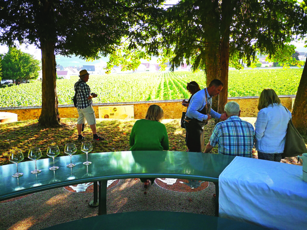 Dégustation de Tramber au Clos Saint-Vincent.