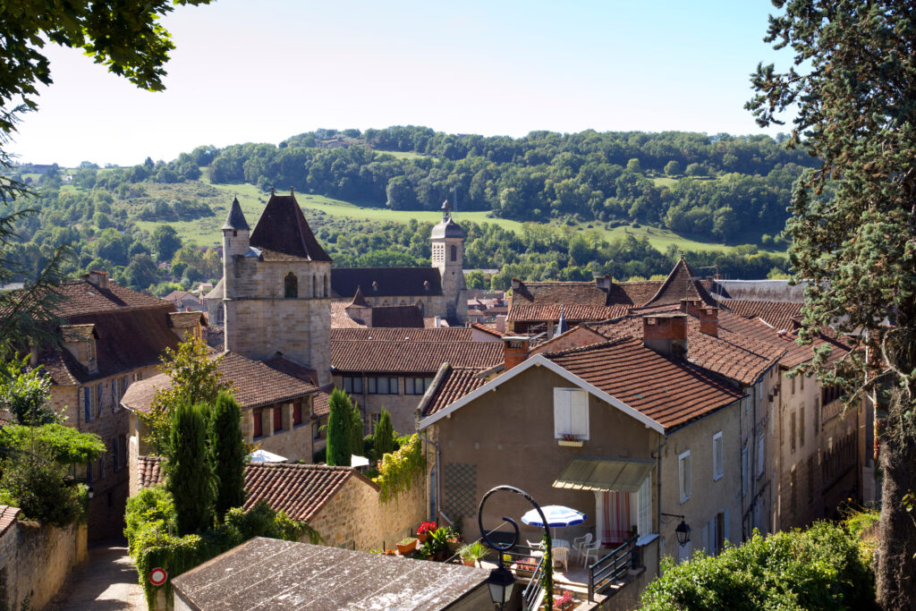 Vue sur Figeac, Lot