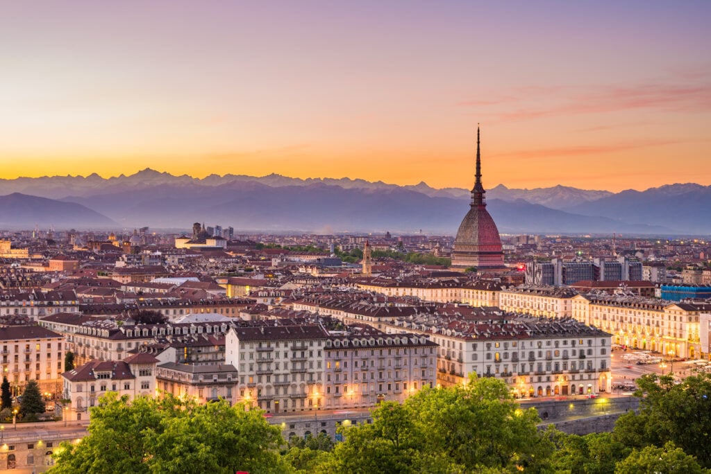 Vue sur Turin