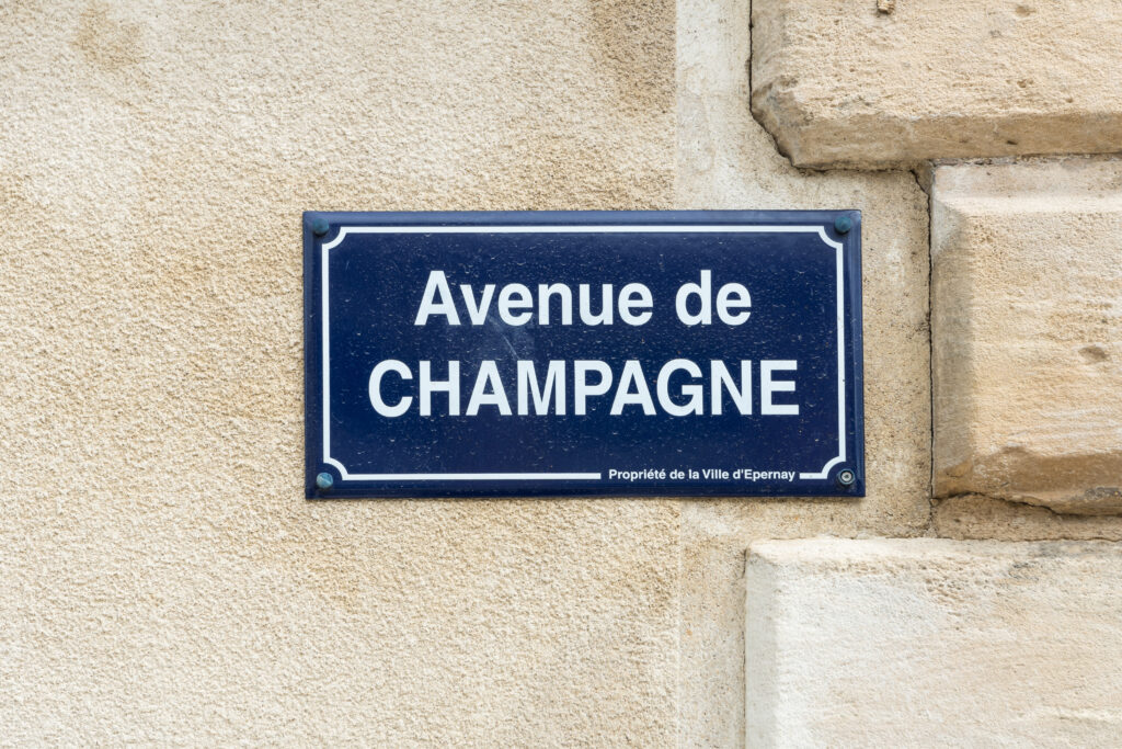 Avenue de Champagne à Épernay