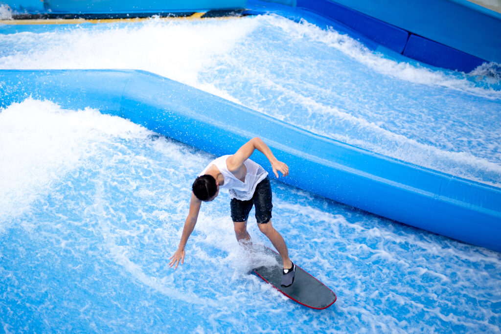 Faire du surf indoor 