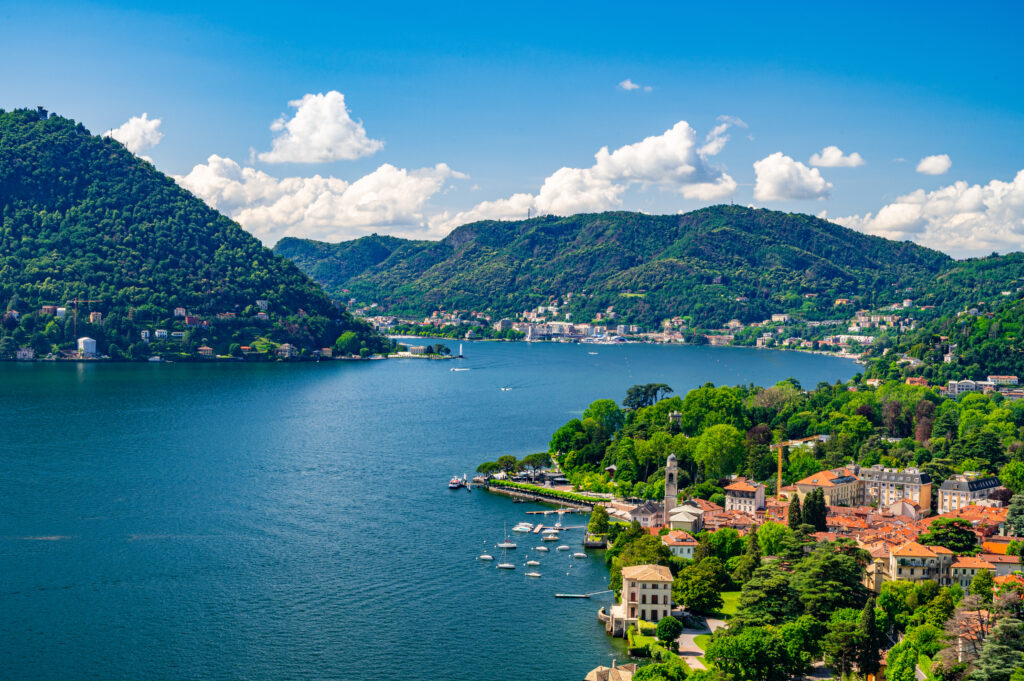 Vue sur le lac de Côme