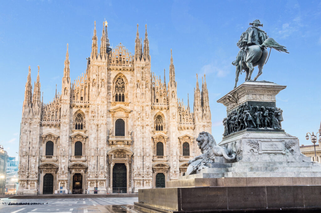 Vue sur le Duomo de Milan - Lombardie
