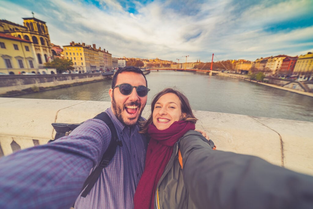 Touristes à Lyon