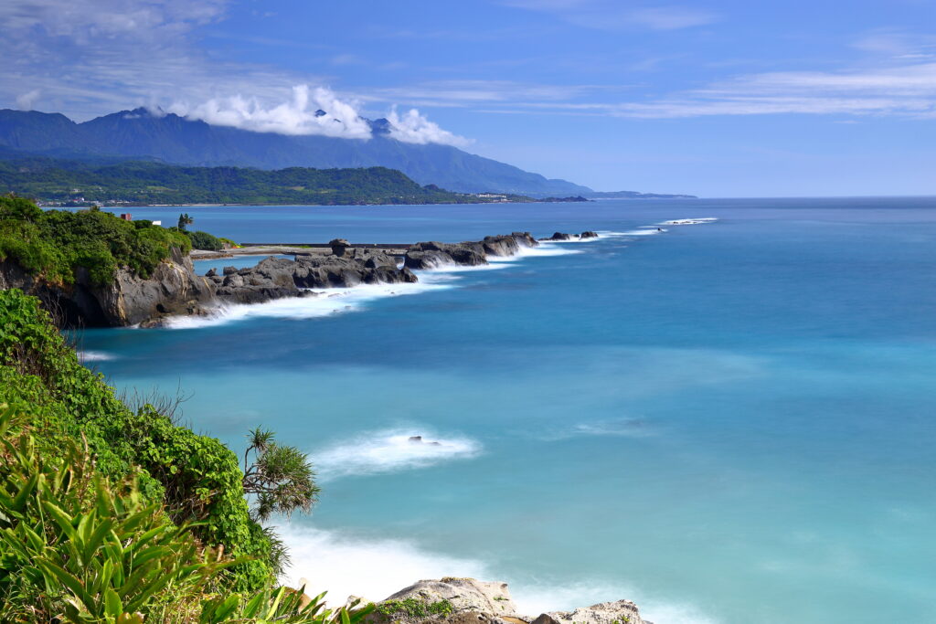 Vue sur la côte dans la région de Taitung - Taiwan