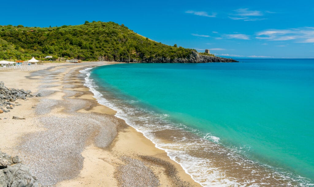 Plage sur la Côte du Cilento