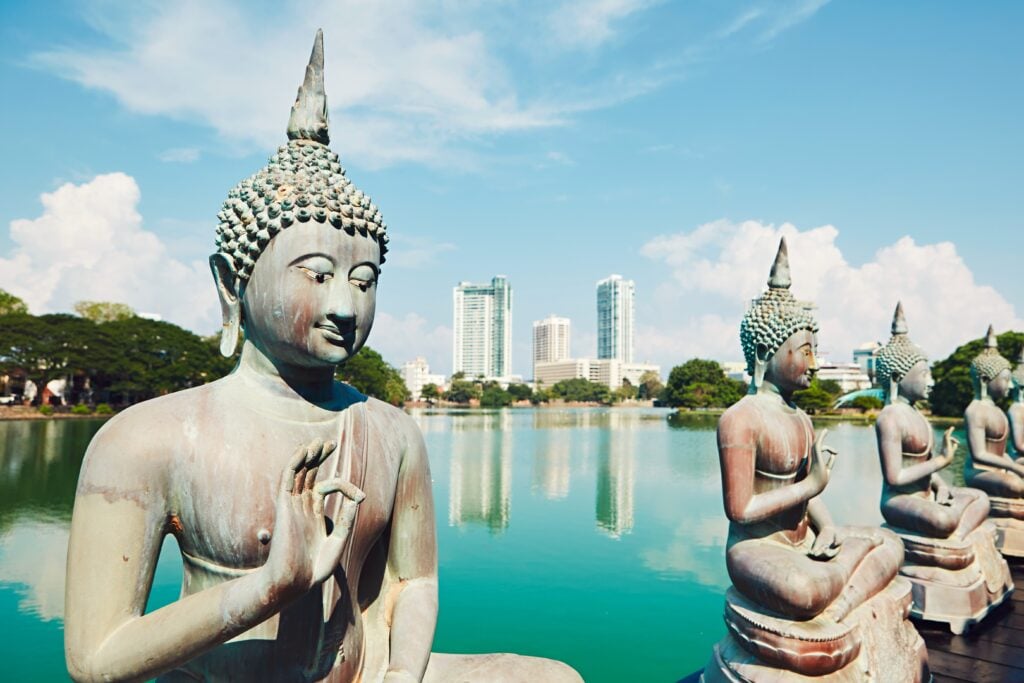 Temple bouddhiste à Colombo