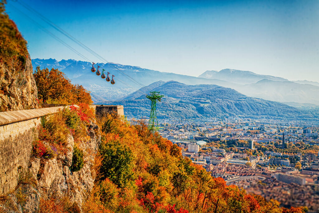 Vue sur Grenoble