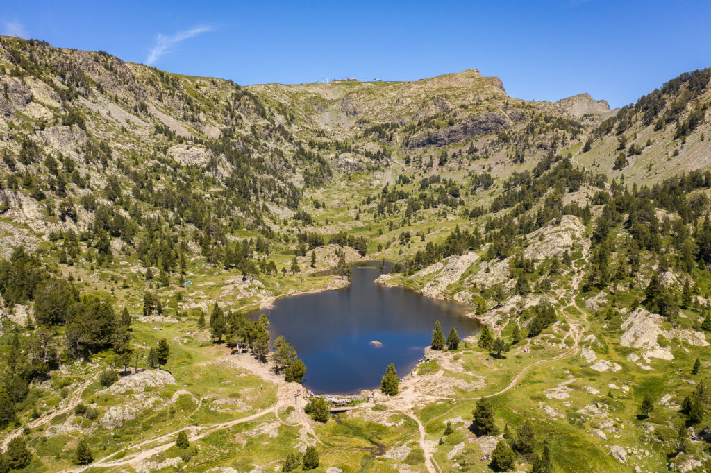 Le lac Achard, très beau lac du massif de Belledonne