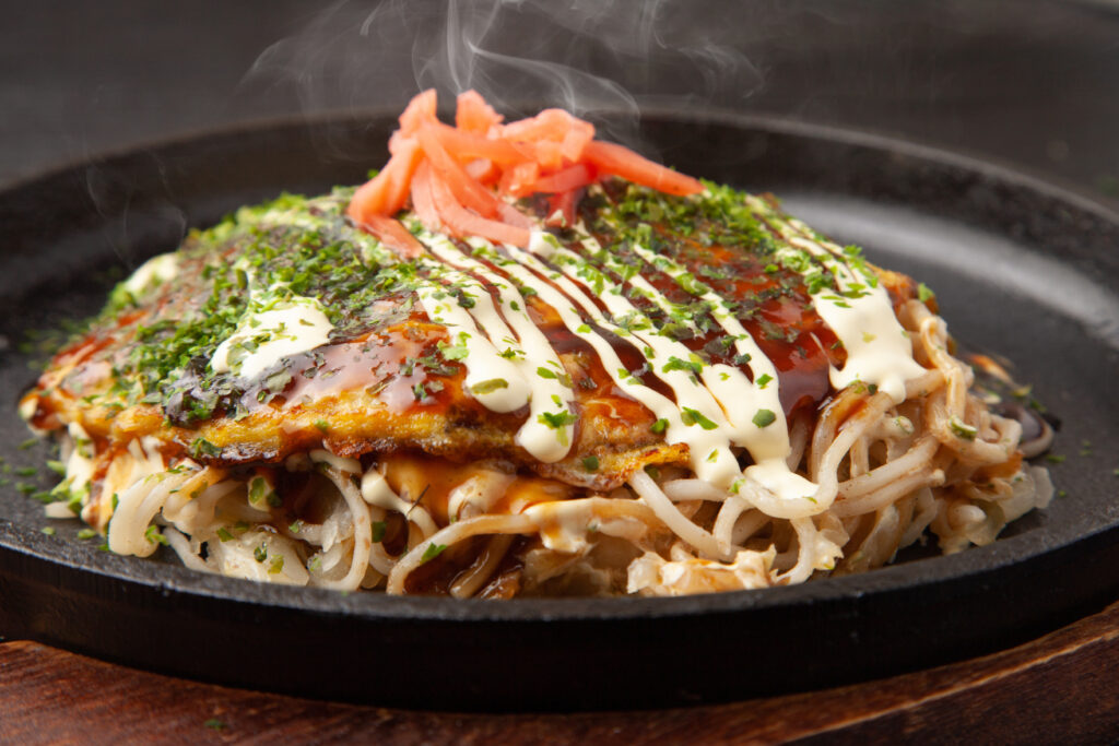 L'okonomiyaki, spécialité d'Hiroshima