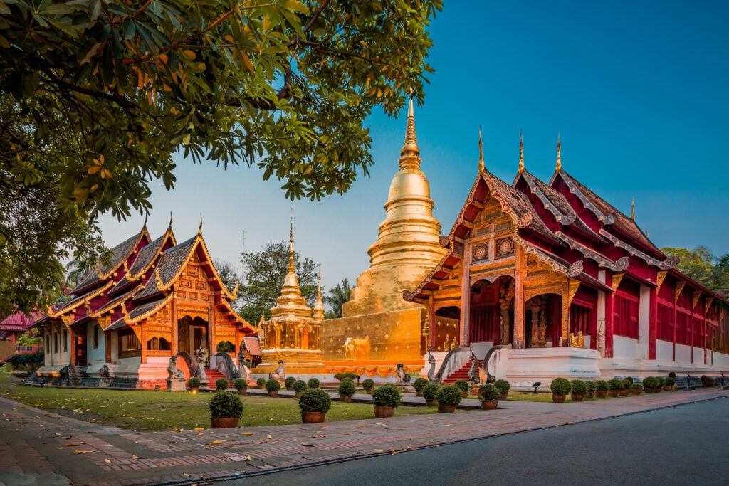 Temple Wat Sri Suphan à Chiang Mai 