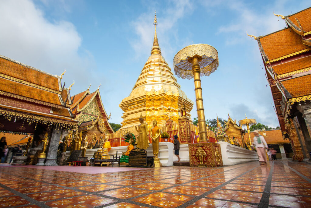 Temple Wat Sri Suphan à Chiang Mai