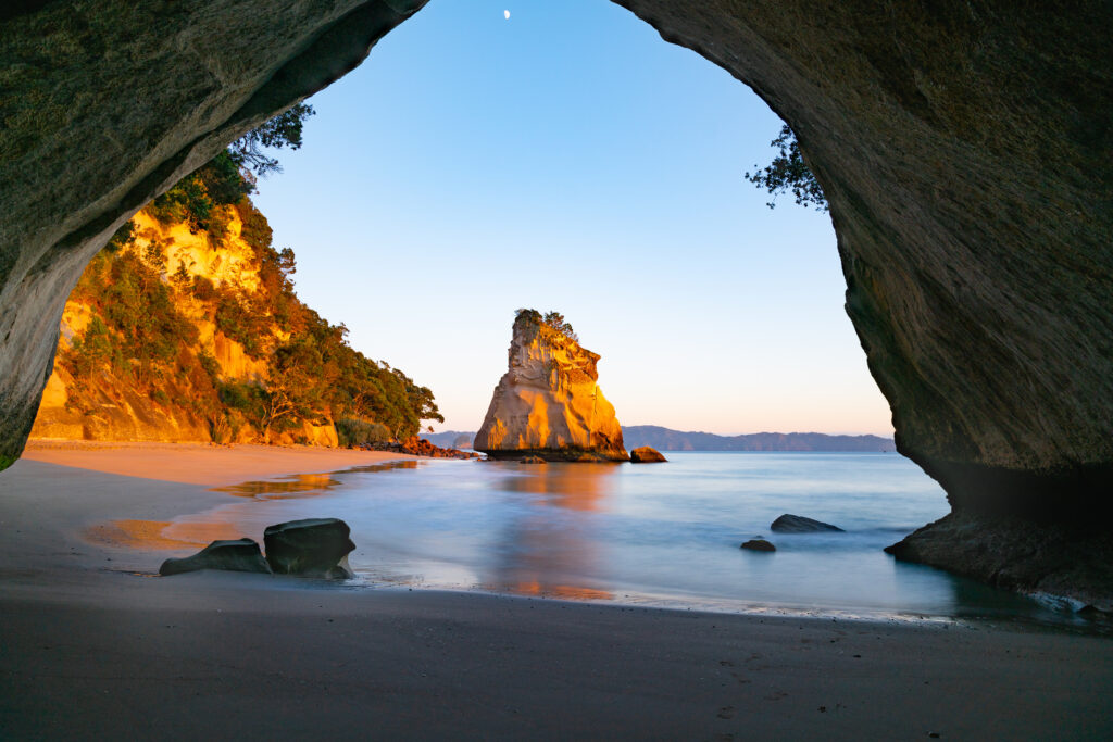 Cathedral Cove sur la Péninsule de Coromandel