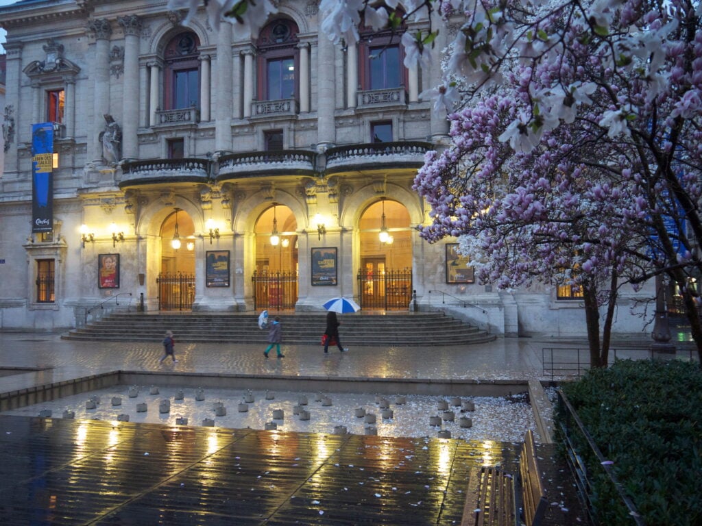 Lyon sous la pluie