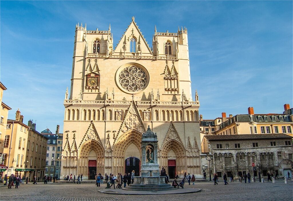 Cathédrale Saint-Jean à Lyon, France