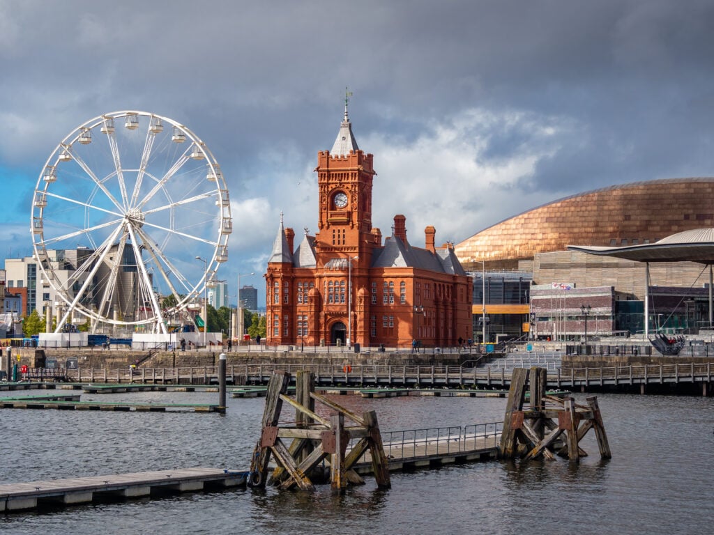 Vue sur Cardiff