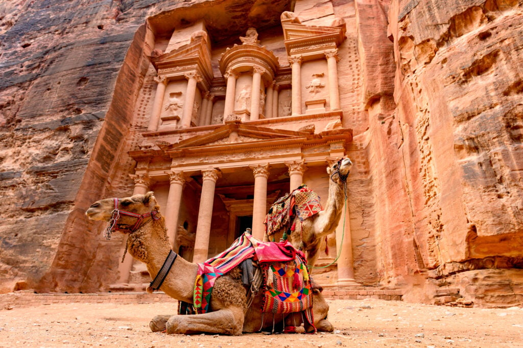 Al Khazneh à Petra en Jordanie