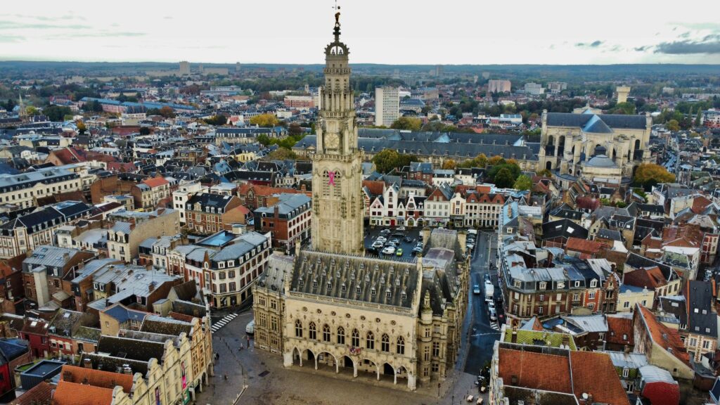 Vue sur Arras 