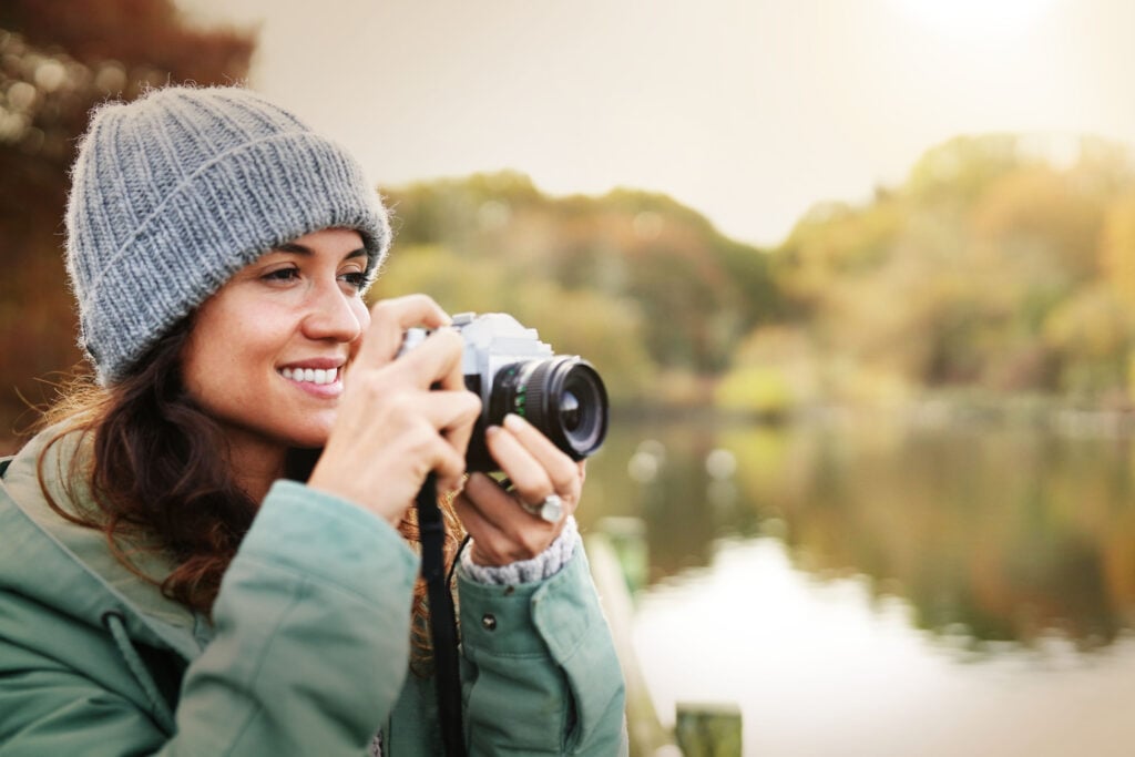 Photographe en extérieur