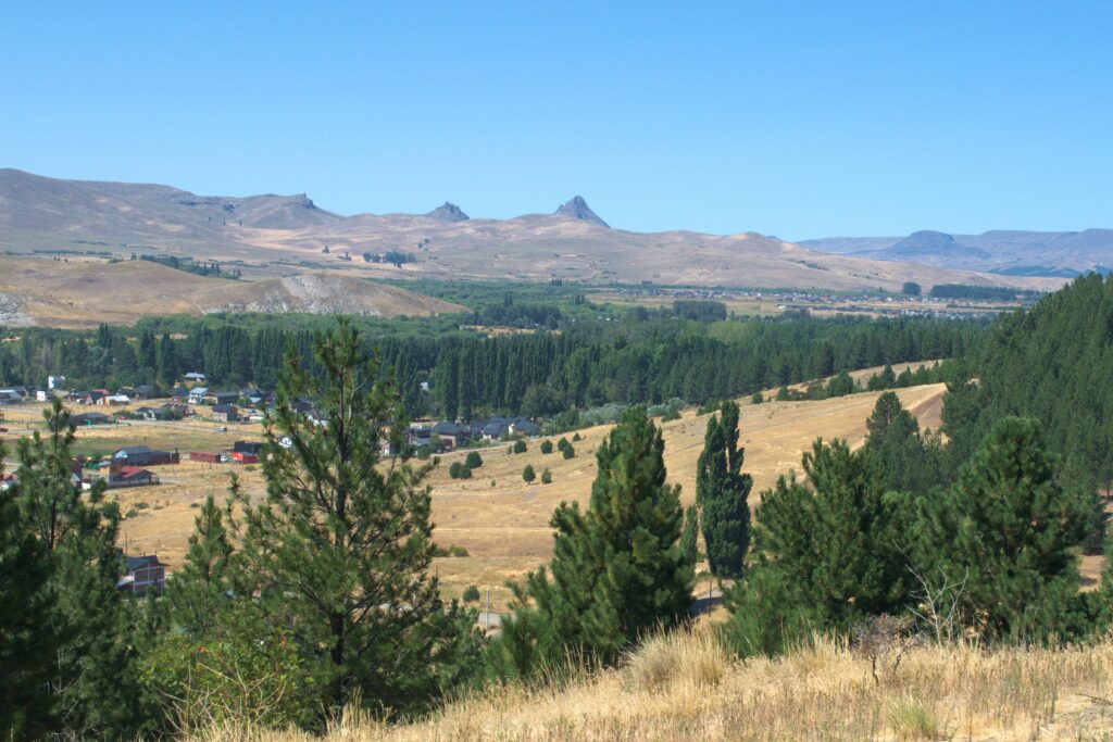 Vue sur les prairies de Junín De Los Andes