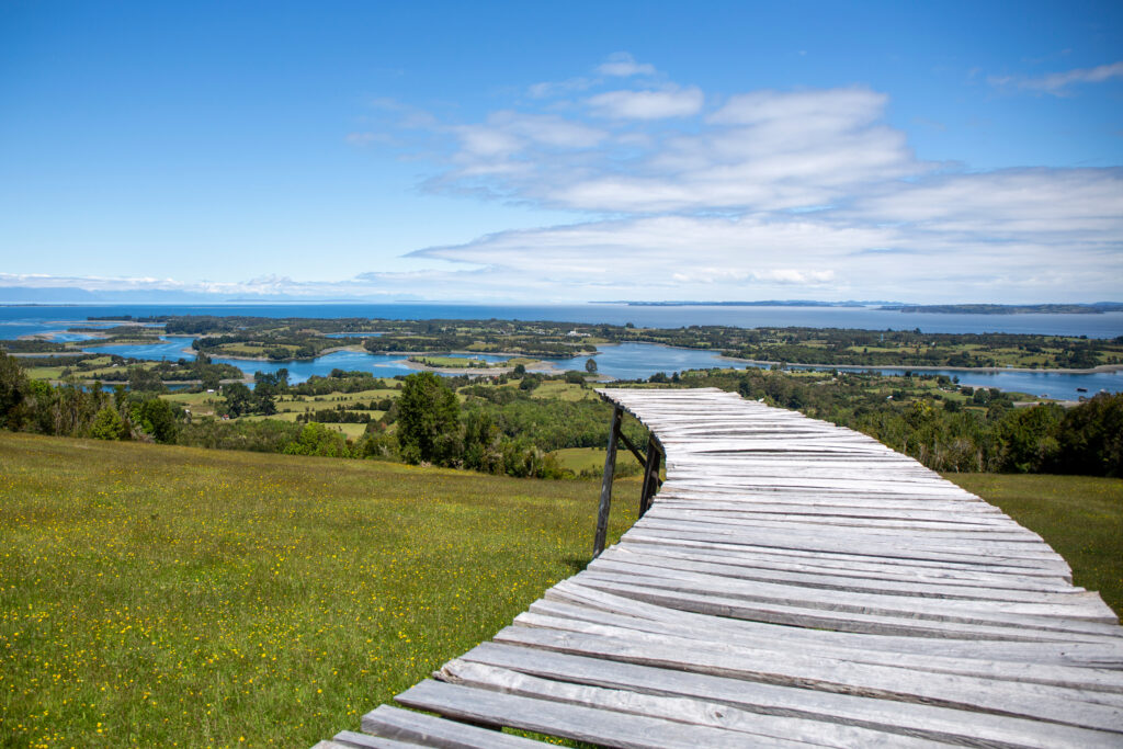 Ponton de l'île Mechuque